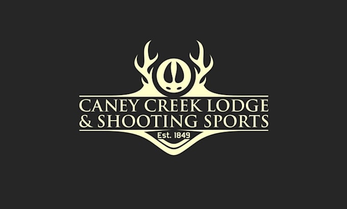 design professional hunt caney creek lodge logo
