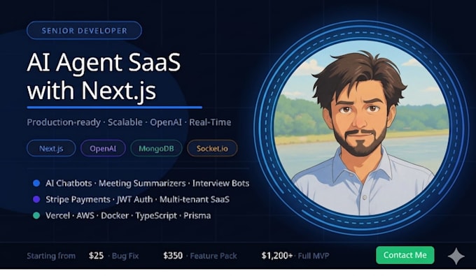 build a custom ai agent saas with nextjs and openai