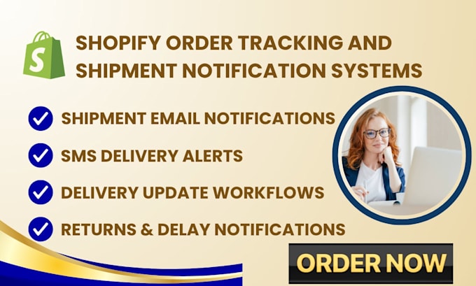 setup shopify order tracking and shipment notification systems