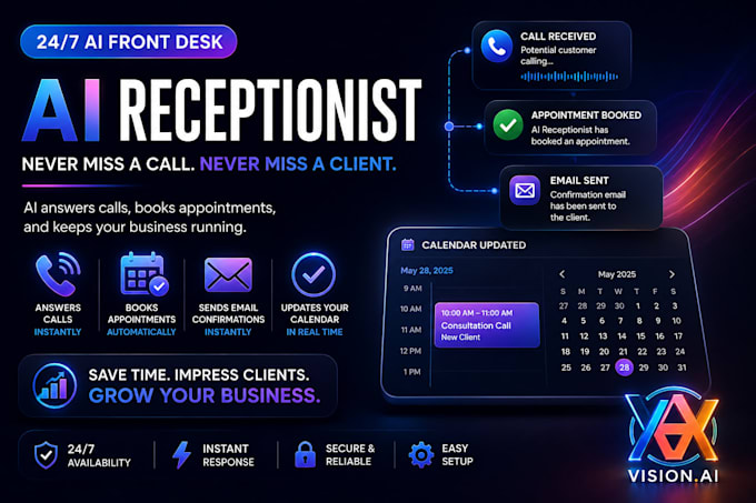 build ai receptionist ai agent ai calling agent using vapi and retell ai