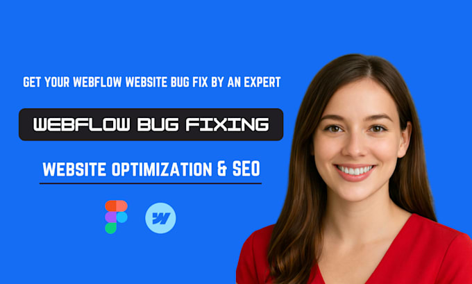 fix webflow bugs or any technical issues, responsiveness, and webflow seo
