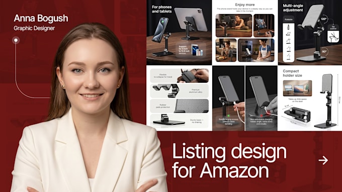 design amazon listing image, ebc a plus content