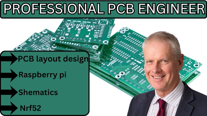 do firmware development for nrf52 stm32 esp32 arduino, pcb layout design