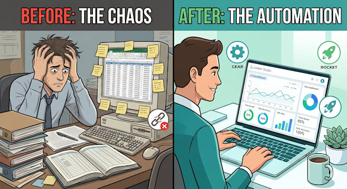 automate your manual business processes and spreadsheet reporting