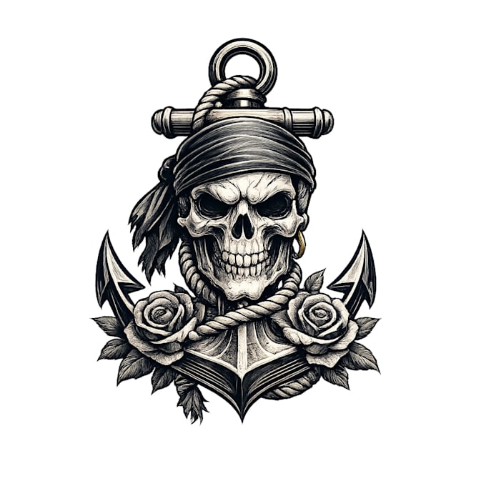 do unique dead skull mascot logo design 1 day