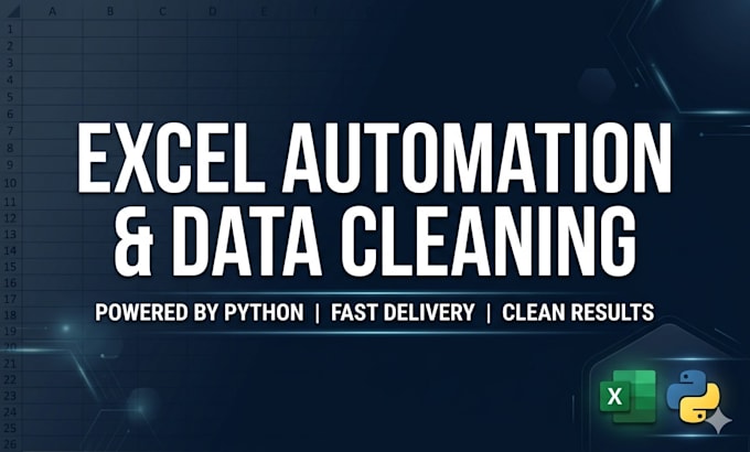 automate excel or data tasks using python