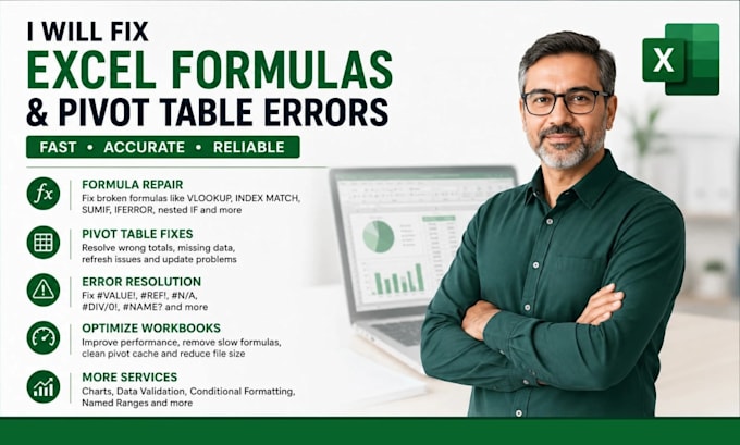 fix excel formulas and google sheets errors