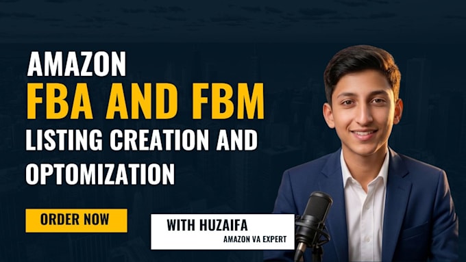 create and optimize amazon product listing