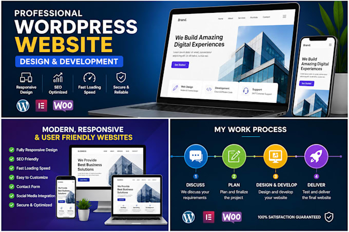 develop professional websites for you