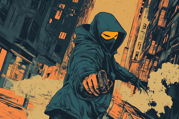 illustrate comic book illustration