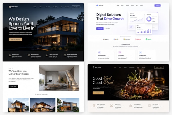 create a full website for you for 100 dollars