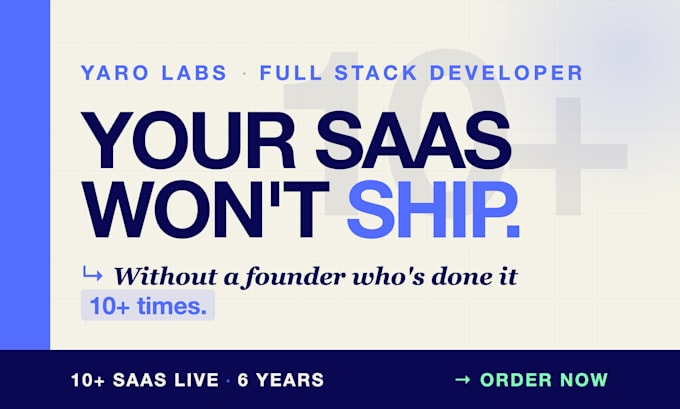 build a custom saas for you