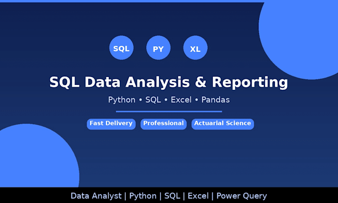 do sql data analysis and reporting with python and excel