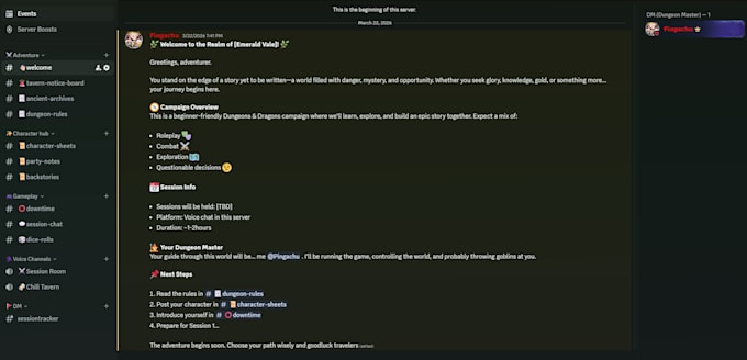 create a custom discord server for gaming and communities