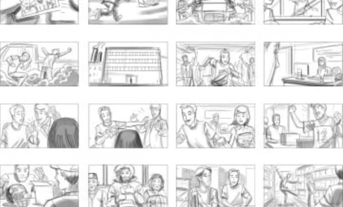 Storyboard Random Design detailed storyboard animated and shot sequence for your project ...