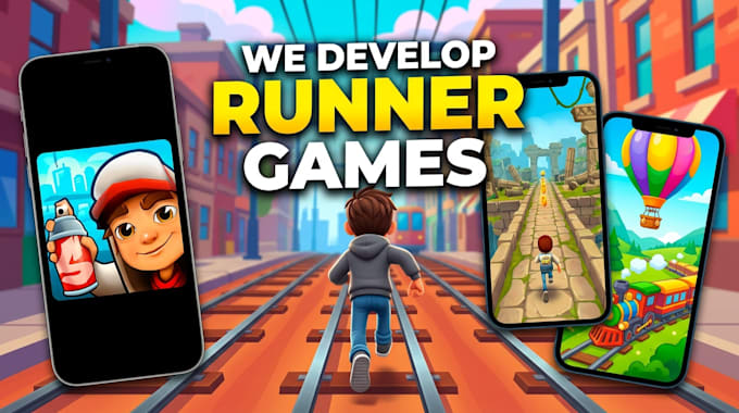 develop a 2d platformer, endless runner, puzzle game, hyper causal game in unity