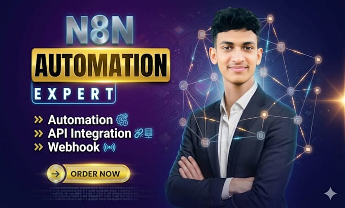 build n8n workflow automation with ai and API integration
