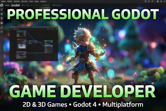 develop your godot 2d or 3d game