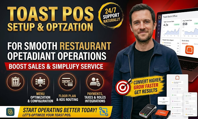 toast pos setup, restaurant pos optimization, toast point of sale configuration