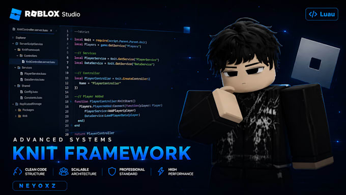 script any system for roblox studio game professionally