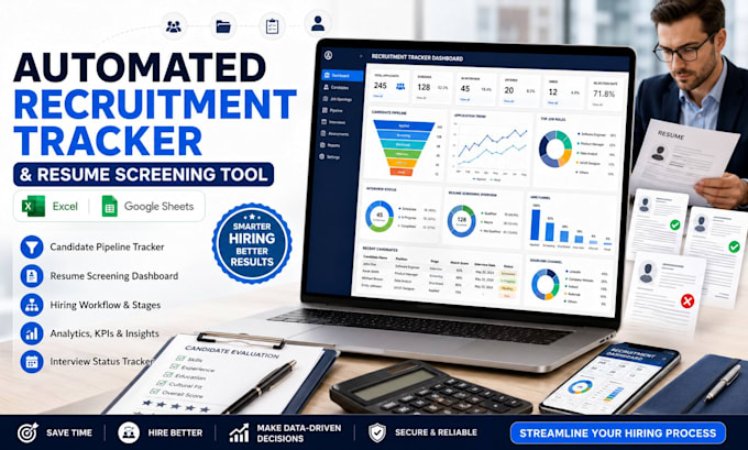 design an automated recruitment tracker and resume screening tool