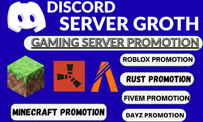 discord advertising, discord server promotion, fivem, minecraft server promotion