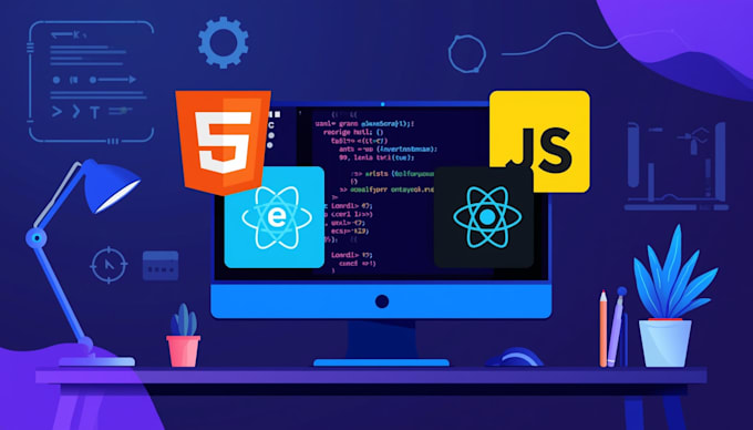 build responsive react js frontend website