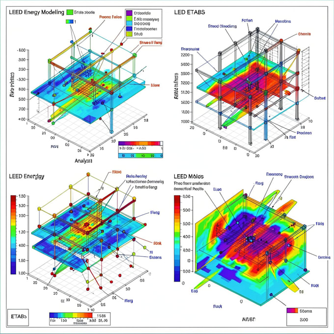 do leed energy modeling and structural analysis with etabs