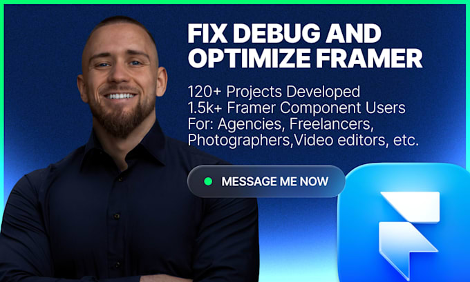 fix bugs, errors, and performance issues on your framer website
