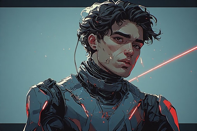 design professional futuristic game characters for you