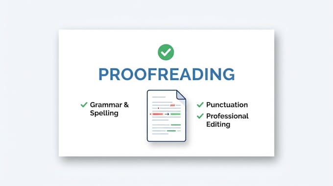 proofread and edit your essay, article, or document