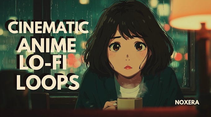 create cinematic anime lofi loops