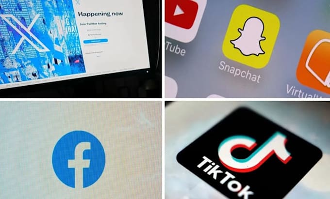 delete tiktok, facebook, twitter, and instagram accounts