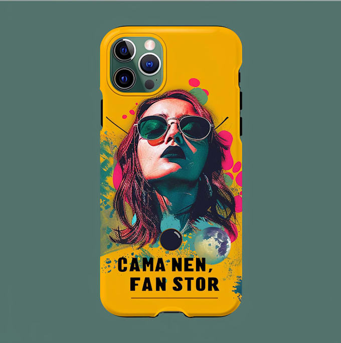 do a trendy phone case designs professionally