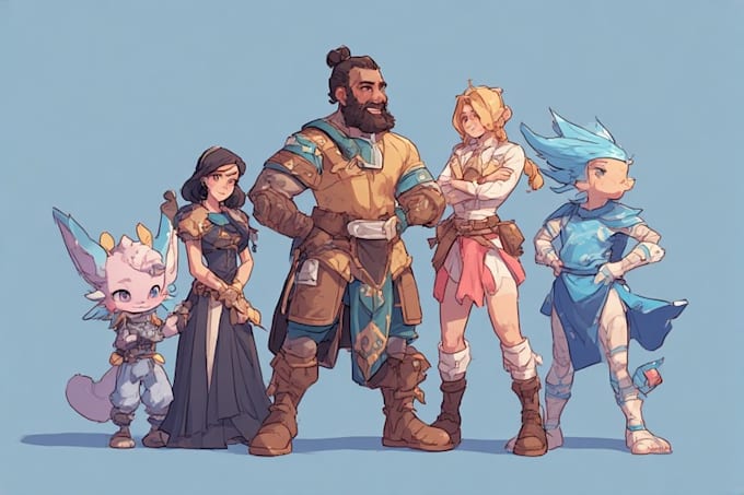 design custom nft character artwork for you
