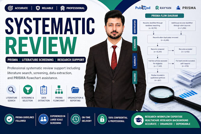 assist in systematic review and prisma screening literature