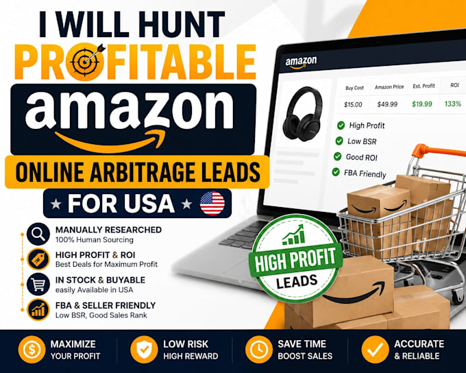 hunt profitable amazon online arbitrage leads for usa