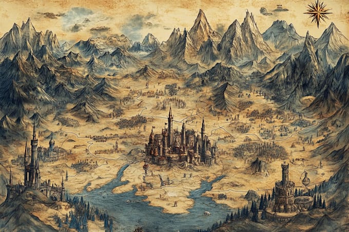 battle map for dnd, fantasy, rpgs