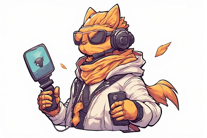 design a professional gaming mascot for you
