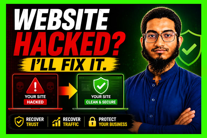 remove wordpress malware, recover hacked website and secure it