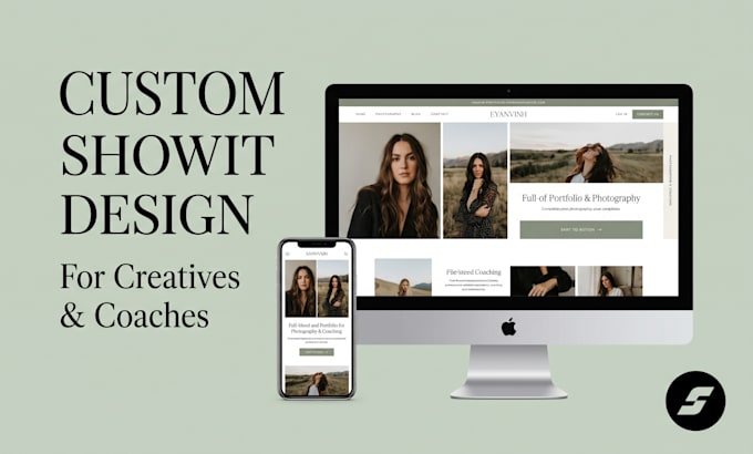 design or redesign a custom luxury showit website