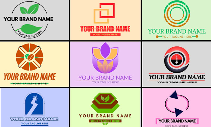 clean  simple logo maker
