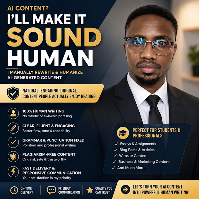 humanize ai generated content into natural human writing