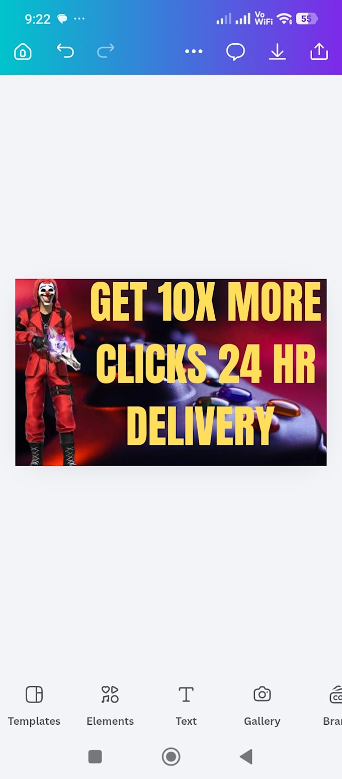 design epic gaming thumbnails