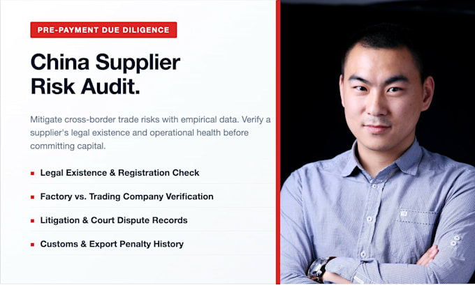 Strict Checker Verify and conduct a strict background check on any chinese supplier by ...