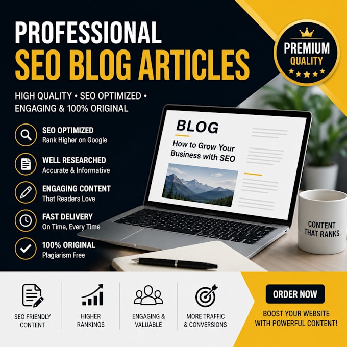write SEO optimized blog articles