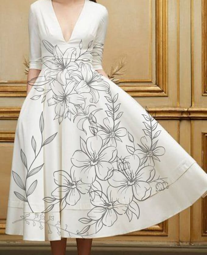 create professional flat sketches and garment designs