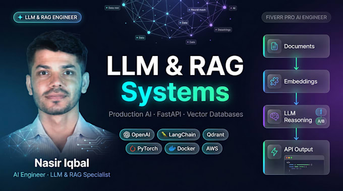 build llm powered rag application with fastapi and vector database