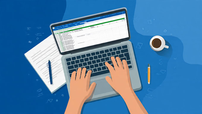 pdf to excel data entry and typing