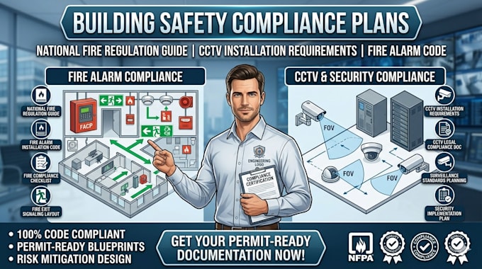 building safety compliance plan national fire regulation guide cctv installation
